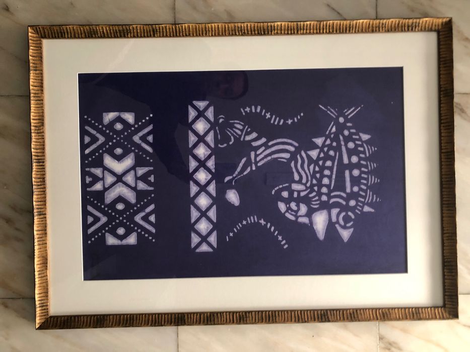 Quadro com moldura 81 x 58 cm