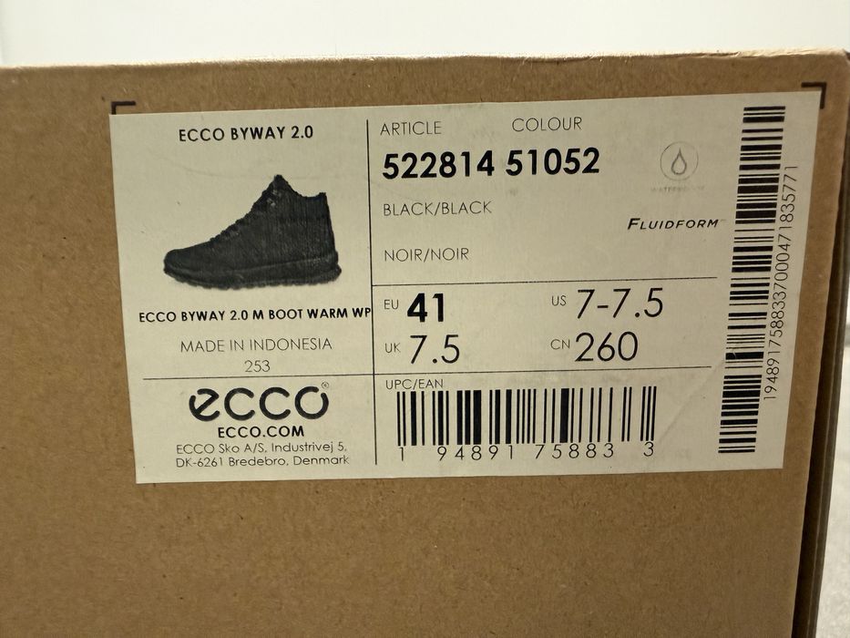ecco byway 2.0 m boot warm wp