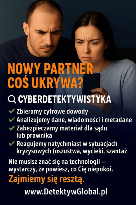 Detektyw- Weryfikacja osób. Zdrady, Poszukiwanie osób.