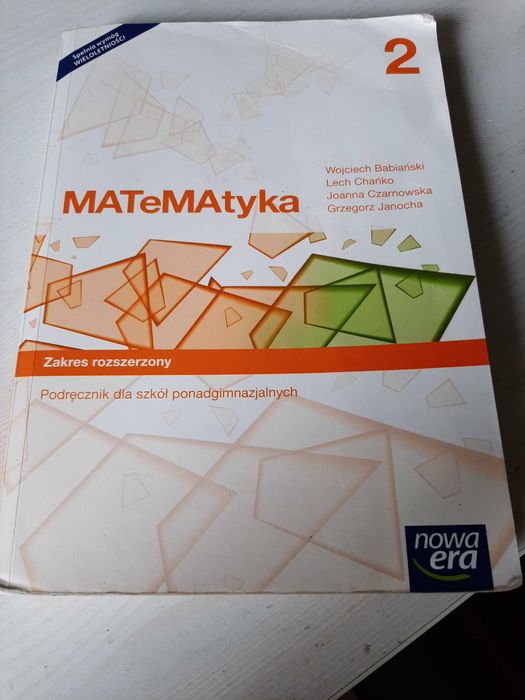 książka Matematyka  2 zakres rozszerzony