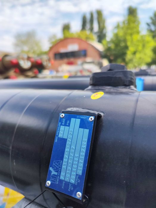 Підкузовний гідроциліндр на самосвал HYVA 5 штоків 8 тон