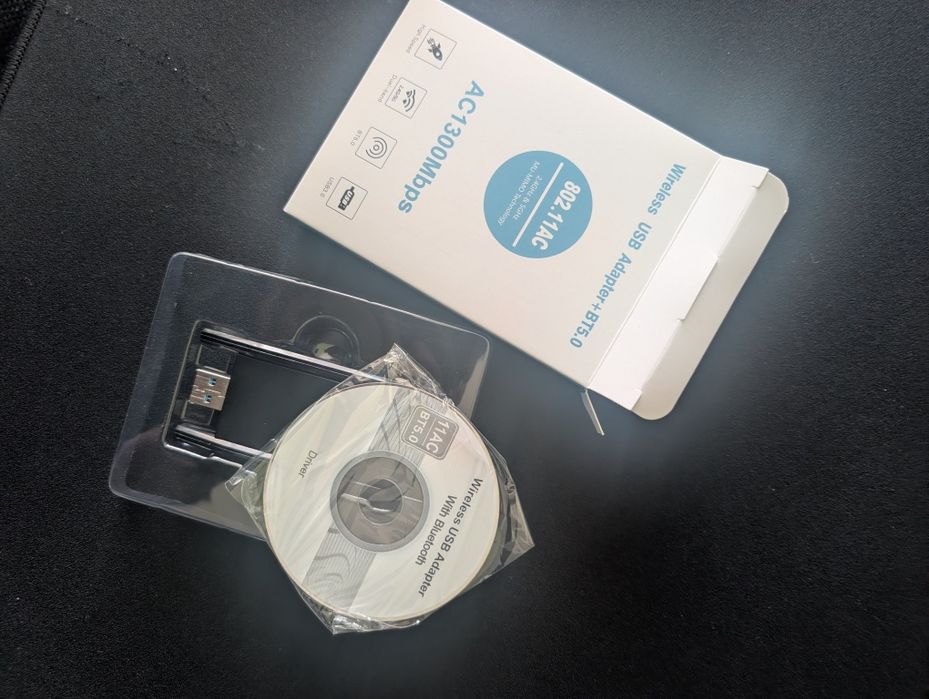 USB Wi-Fi + Bluetooth адаптер для ПК чи Ноутбука