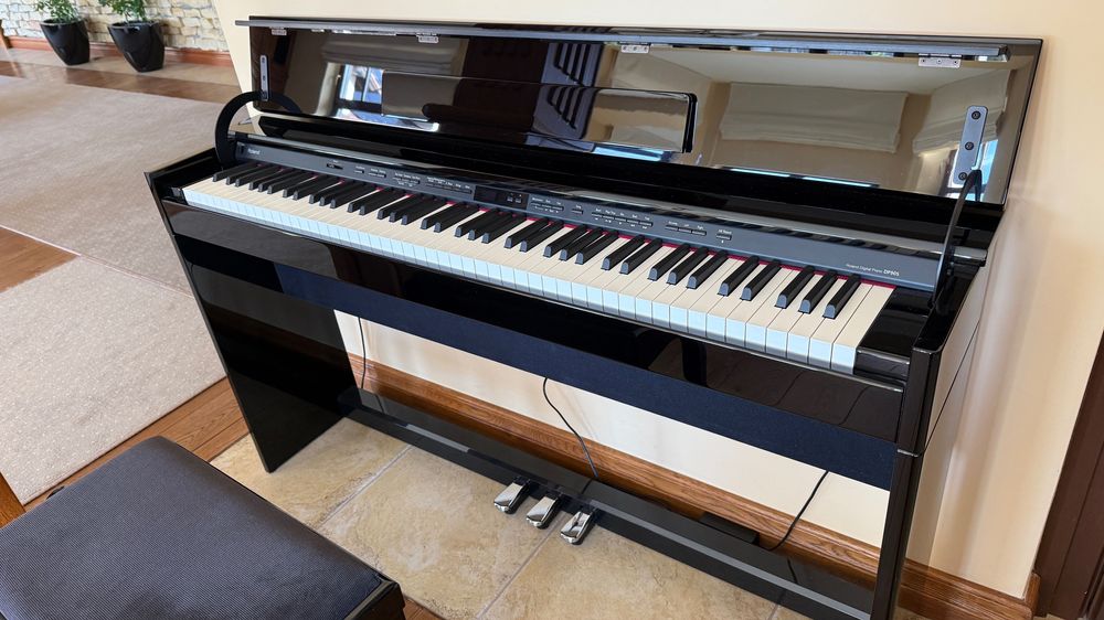 Roland DP90S – pianino cyfrowe | czarny połysk | stan bardzo dobry | pierwszy właściciel
