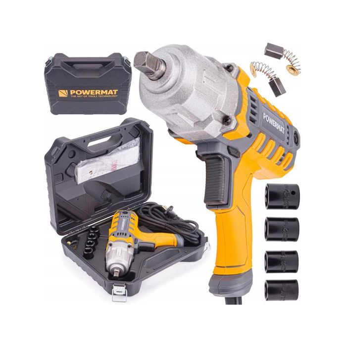Klucz Elektryczny Udarowy 800nm 1/2'' 2100W POWERMAT