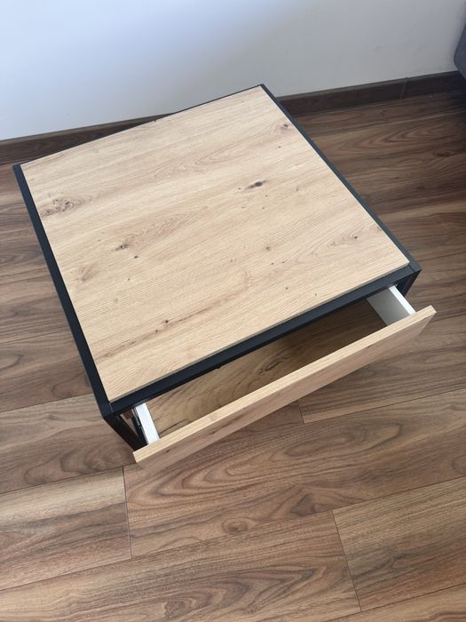 Stolik kawowy loftowy styl 60x60x45cm