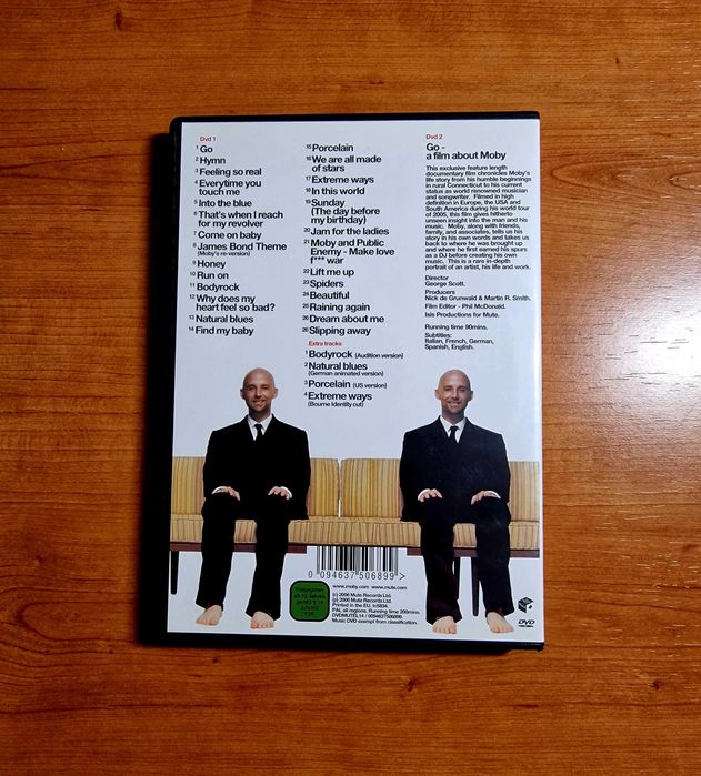 GO - The Very Best of MOBY + GO - a film about MOBY (2dvds)