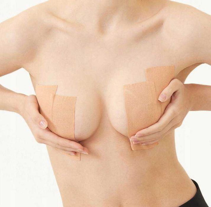 Taśma unosząca i modelująca biust boob tape beżowy