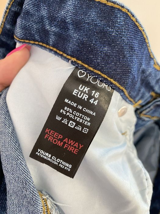 Nowe spodnie mom jeans Yours rozmiar 44