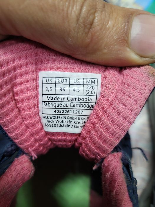 Дитячі кросівки wolfskin