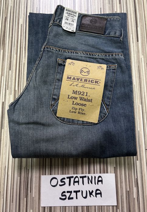 Spodnie damskie jeans 28/33 pas 71 cm Lee Maverick szwedy nowe