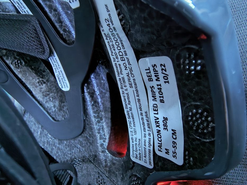 Kask rowerowy Bell xrv led MIPS M 55-59 gravel