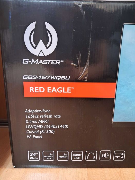 Монітор 34 iiyama G-Master Red Eagle GB3467WQSU