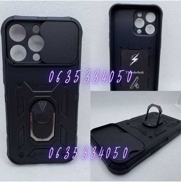 Противоударный чехол для iPhone 13 14 15 Plus Pro Max кольцо магнит