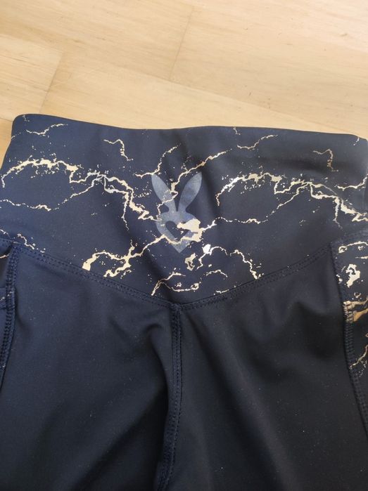 Legginsy Cardio Bunny XS czarno-złote