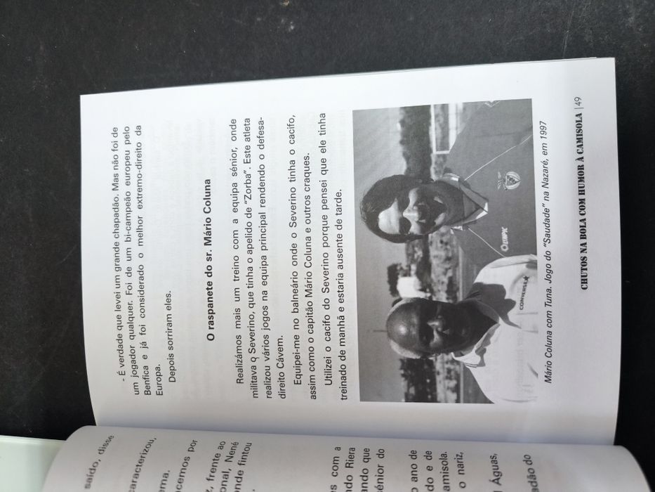 Livro Churros na bola com humor á camisola