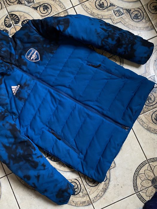 Мужская зимняя куртка ПУХОВИК Adidas ARSENAL LONDON Jacket Men