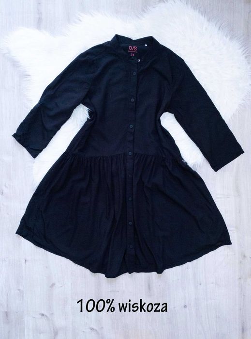 sukienka, rozm. XS, gładka, casual, minimalizm, oversize, alternative