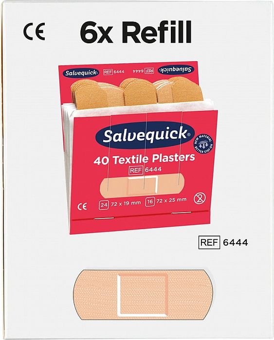 Plastry tekstylne Cederroth Salvequick, 40 szt.