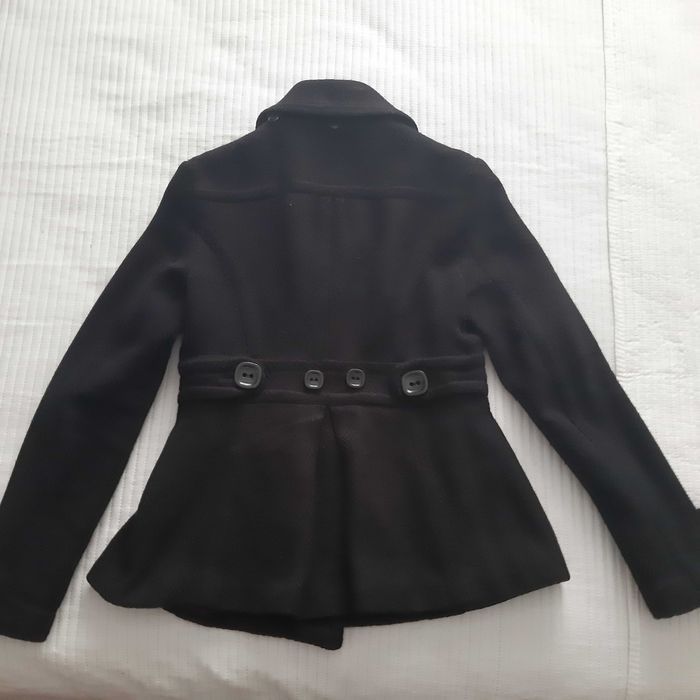 Casaco preto Stradivarius