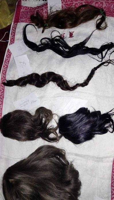 Шиньйон / Хвіст накладний / Перука темна / шиньйон чорний