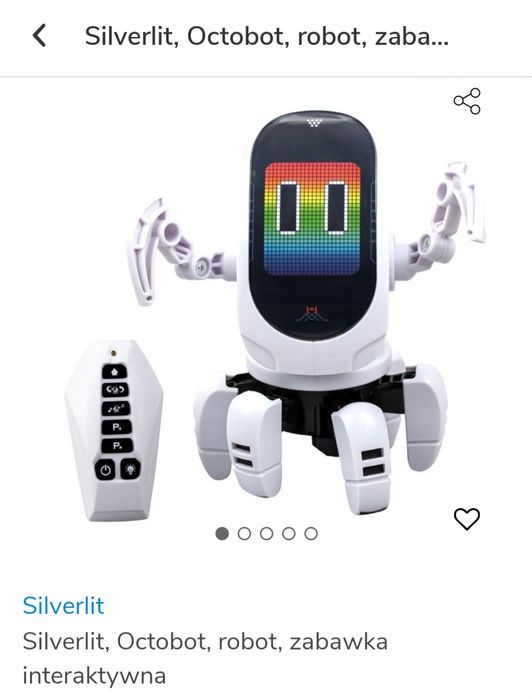 Octobot, robot interaktywny,jeszcze na gwarancji