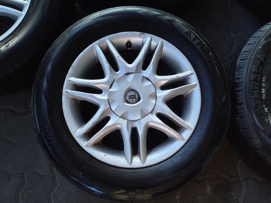 Jantes Lancia R15 Com Pneus 195/65 Furação 4X98