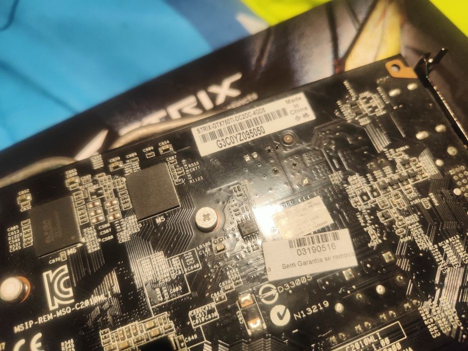 ASUS Strix Nvidia GeForce GTX 750TI 4GB