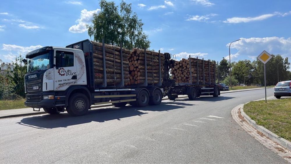 Transport drewna HDS, transport leśny