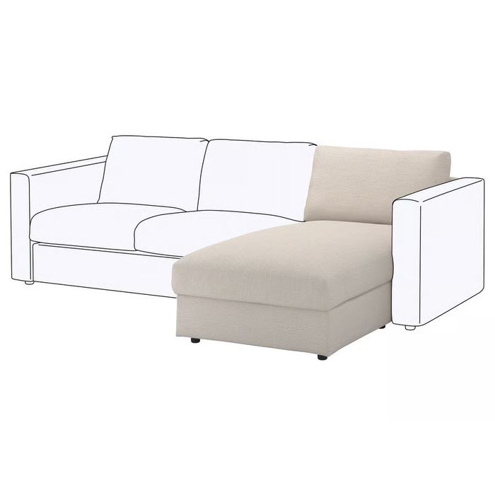 Módulo chaise sofa  Vimle novo.