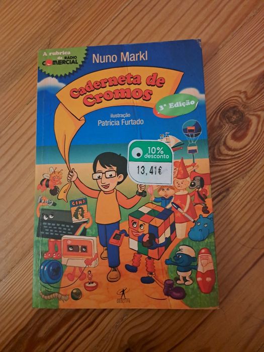 Livro Caderneta de Cromos se Nuno Markl