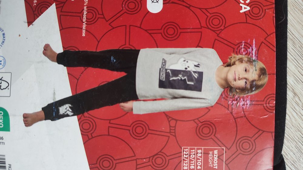 Piżama chłopięca Pokemon Pikachu 98/104