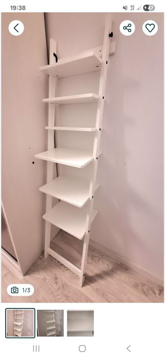 Estante retro branca ikea