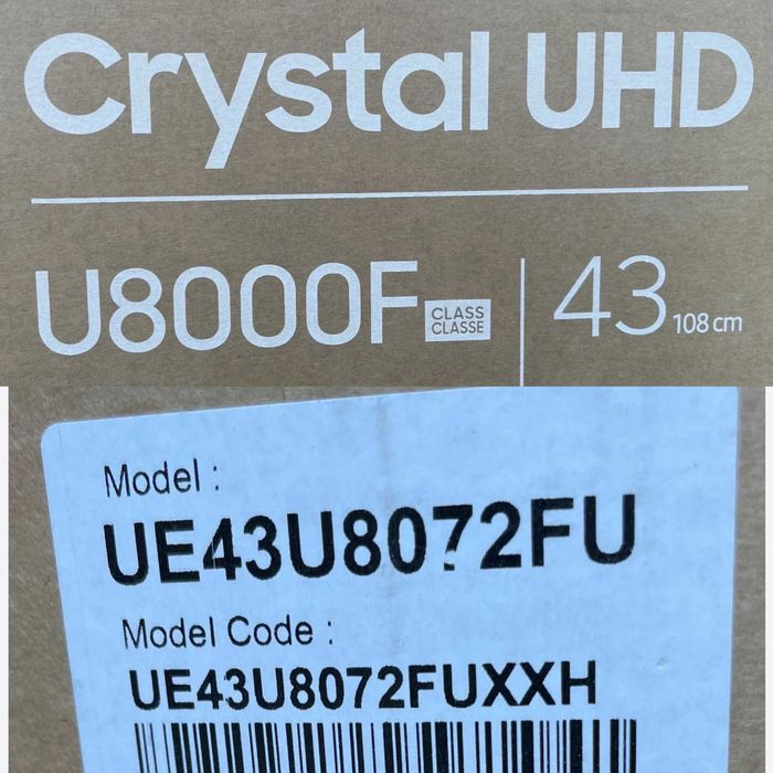 SamsungUE43U8072F   50/55/65/75/85U8072