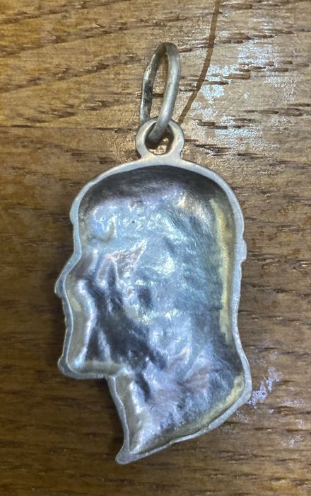 Busto de Jesus em prata Portuguesa contrastada