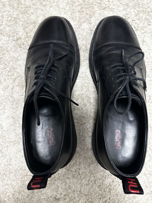 Sapatos oxford Hugo em pele