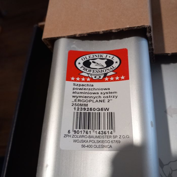 Szpachle powierzchniowa 25 cm