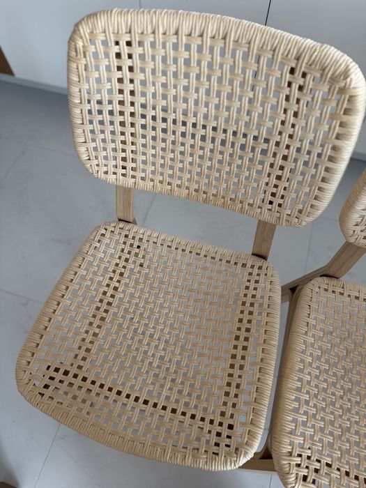 Cadeira de bambu do ikea