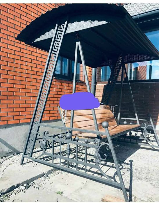 Качелі Лавки лофт матеріал Дуб , комплект Джессіка матеріал дуб