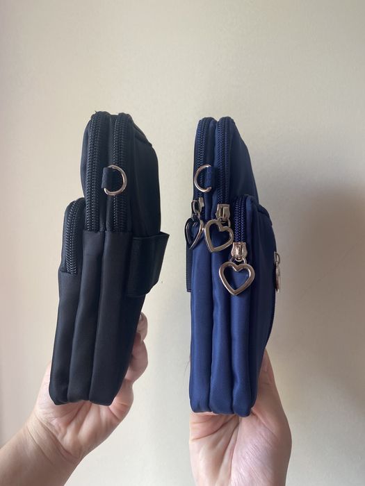 Bolsas para telemóvel e porta-moedas com tiracolo removível