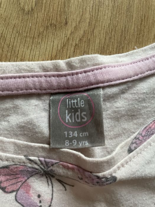 Zestaw bluzek 134 dla dziewczynki bluzka z krotkim rekawem