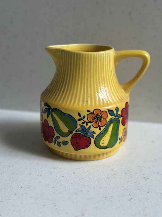 Vintage dzbanek mlecznik Goebel 1968 owoce mid-century retro