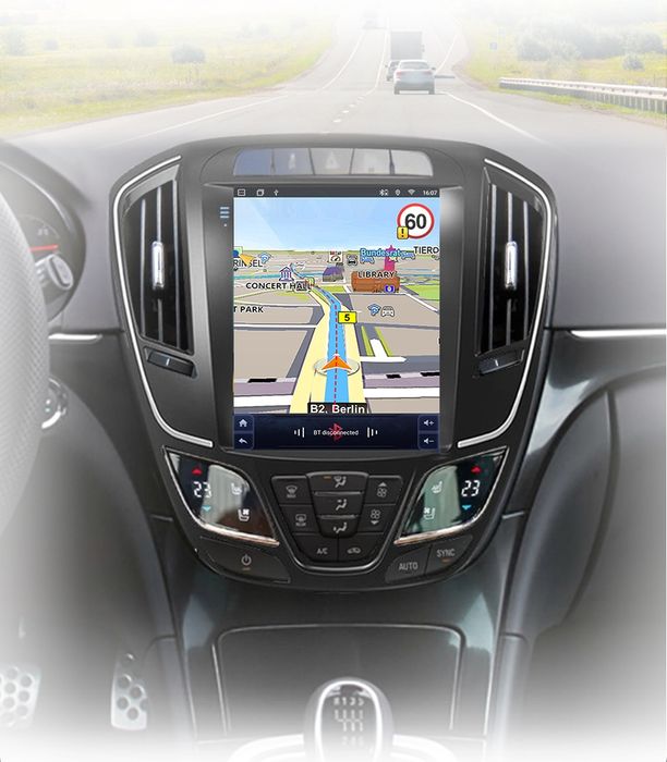 Rádio Vertical 9,7 Android Auto Opel Insignia Carplay GPS wifi BT novo