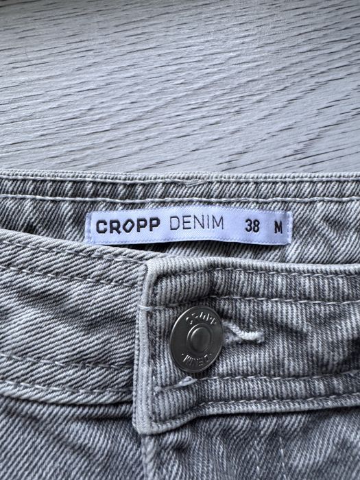 Spodnie Jeansowe jeans jasnoszare Cropp