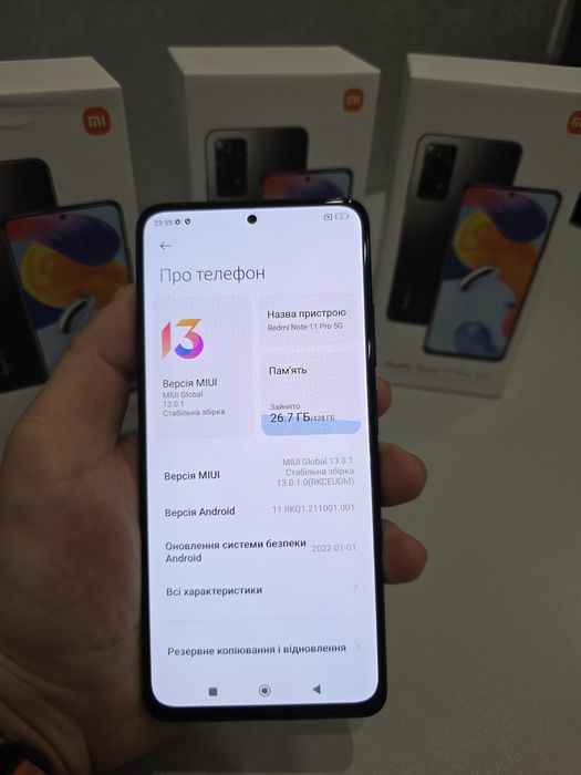 Xiaomi Redmi Note 11 Pro 5G 6/128 GB нові розпаковані