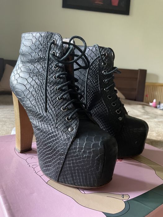 Оригинальные кожаные ботильоны jeffrey campbell, р. 37