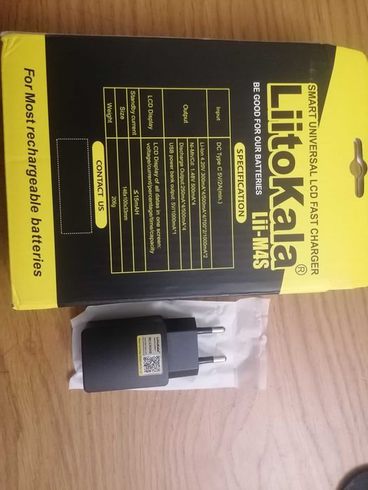 Carregador de baterias Liitokala Lii-M4S