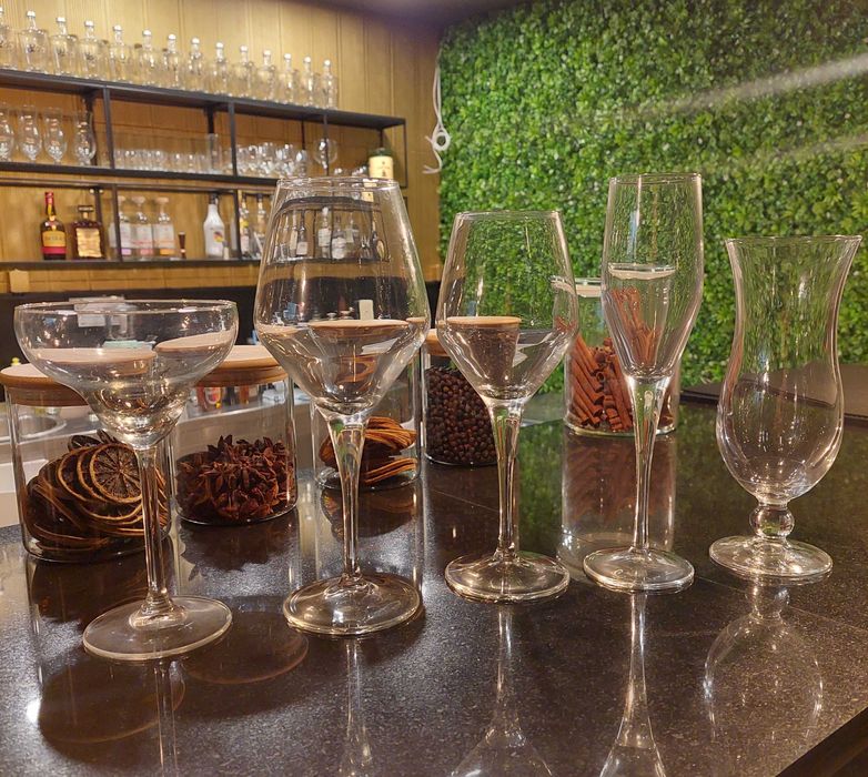 Conjuntos de Copos Vidro - Vinho, Cocktails, Champanhe, Margarita