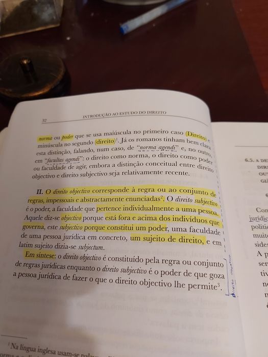Introdução ao Estudo do Direito.