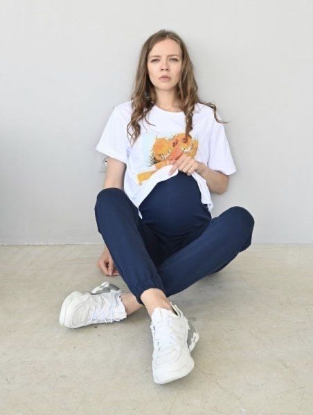 НЕКОШЛАТЯЦЯ спортивні штани для вагітних Штани на резинці для вагітних