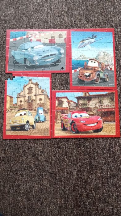 Puzzle bajka Auta Pixar 5 zestawów
